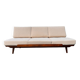 Canapé daybed en noyer et tissu bouclé par jitona sobeslav, vintage tchèque 1960s