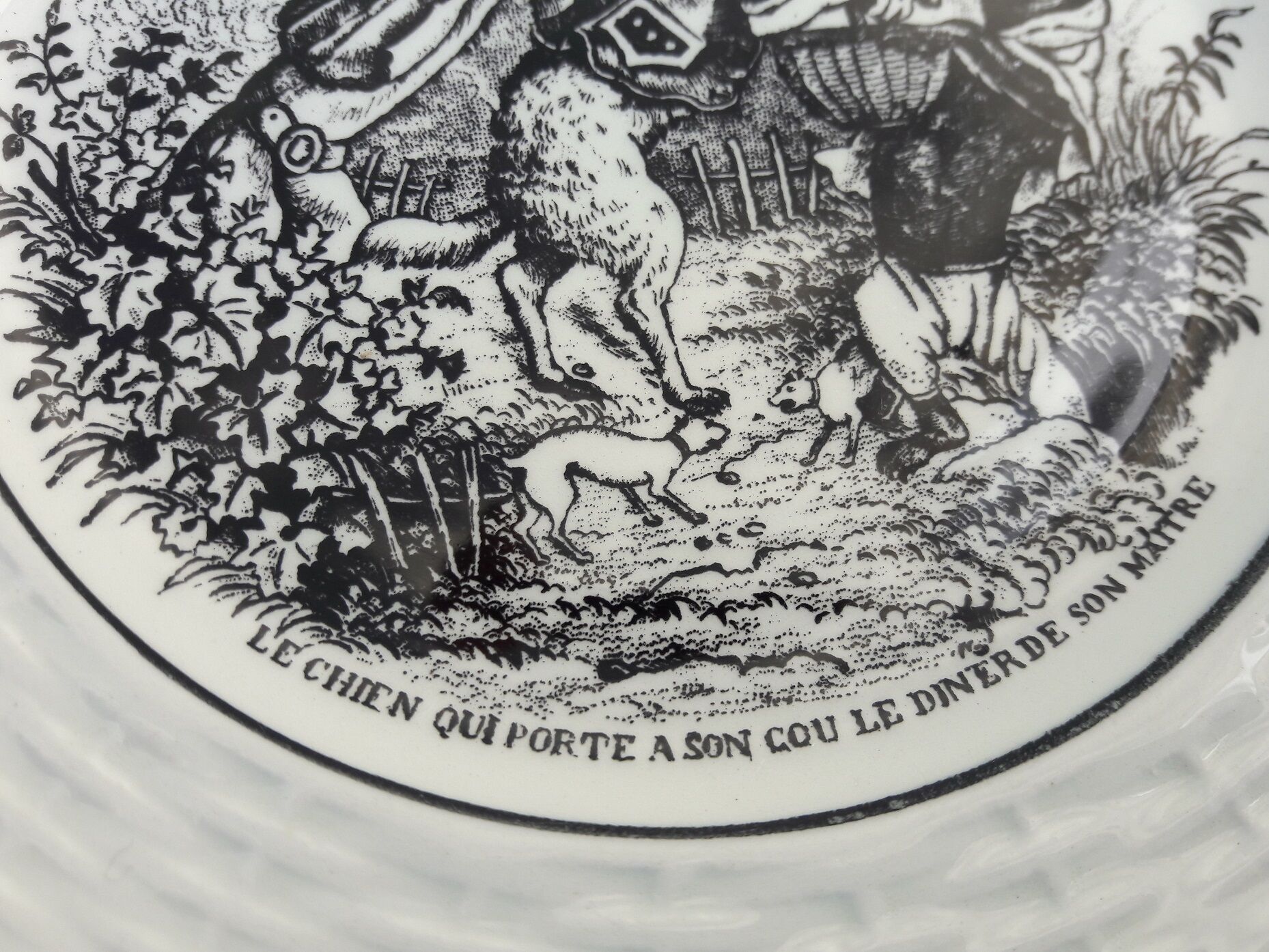 Plate fables La Fontaine
