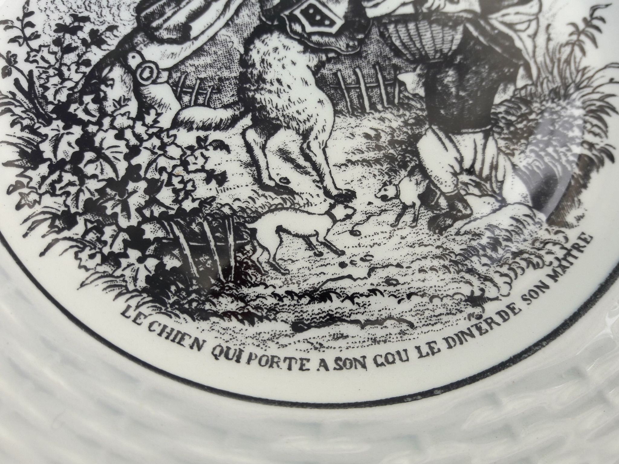 Plate fables La Fontaine
