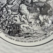 Plate fables La Fontaine