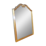 Golden table mirror