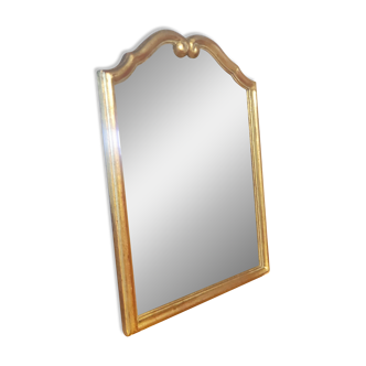 Golden table mirror