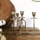 Chandelier quatre branches en laiton