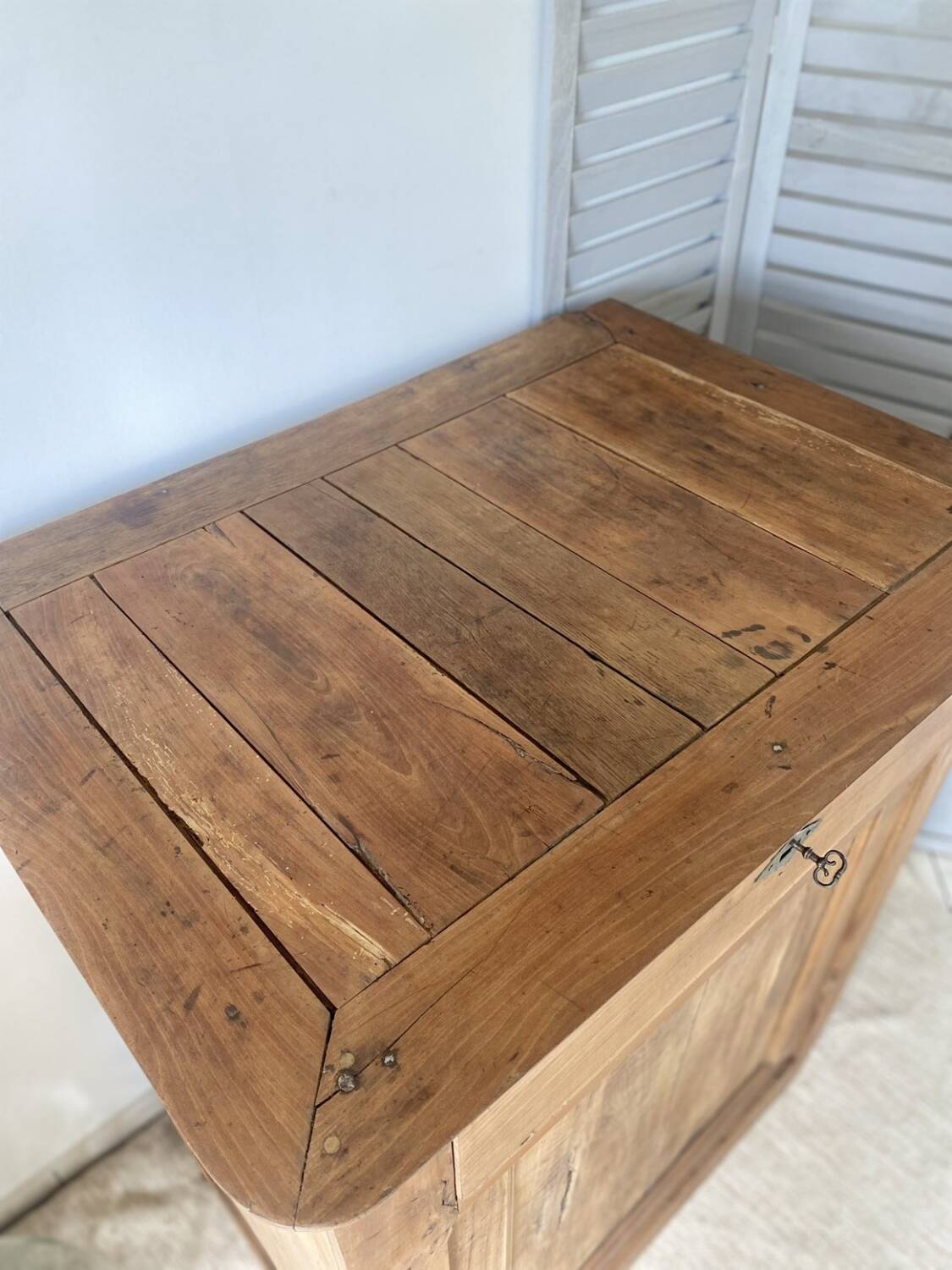 Rustic buffet, jam jar