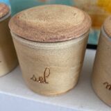 3 spice pots Poterie de la Colombe