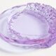 Mid-Century Light Purple Glass Ashtray Bowl, Italy, 1970s