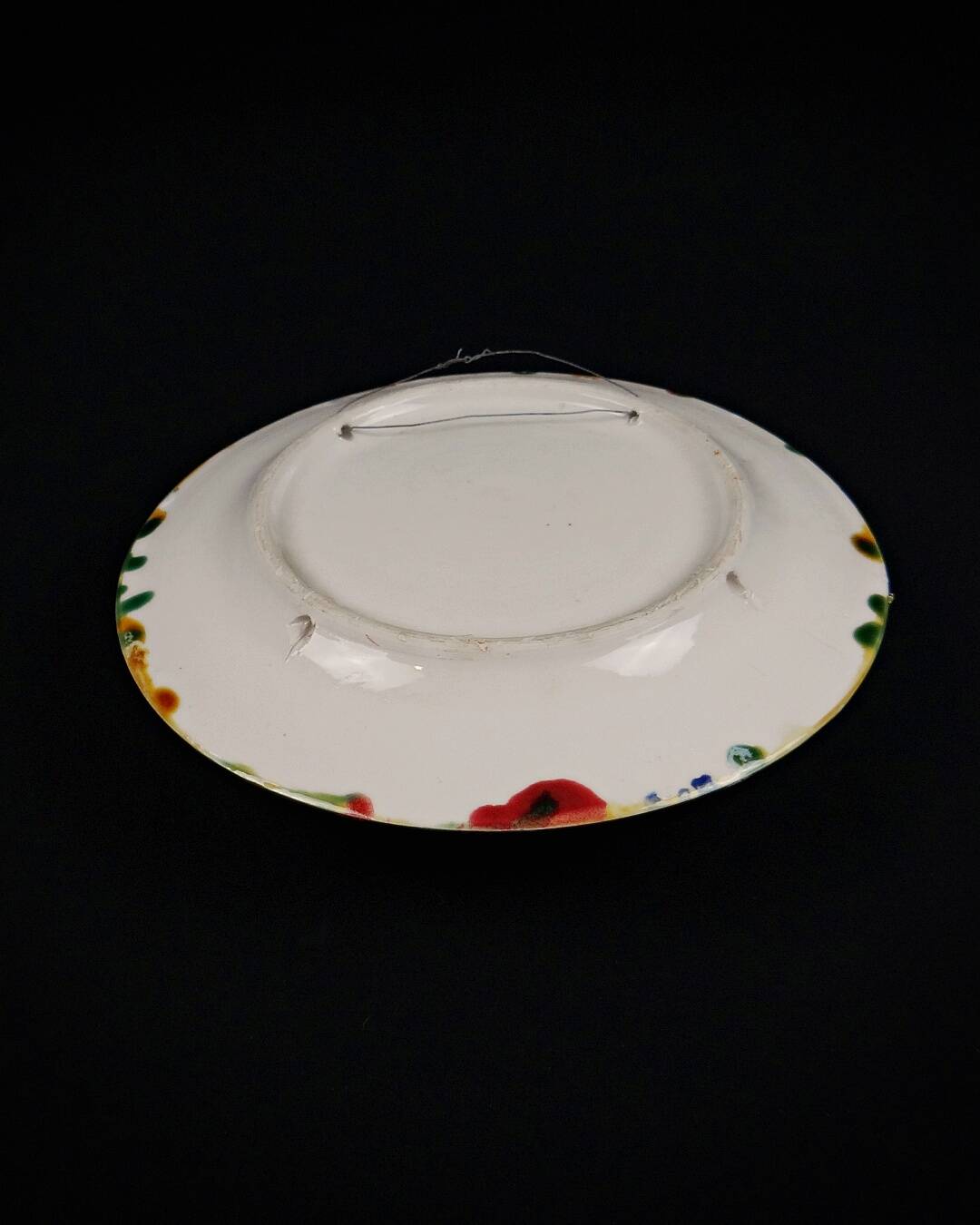 Lobster plate in Caldas da Rainha earthenware slip Palissy majolica