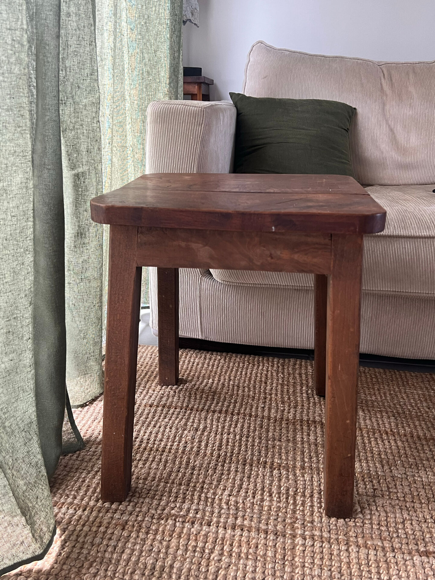 Old wooden stool