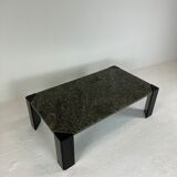 Coffee table, 80s in green marble