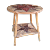 Rattan coffee table