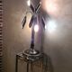 Space Age Chrome lamp and aluminum  Italy, 1970s 80x30