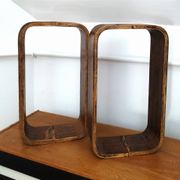 Czech Decorative Shelves attributed to Ludvik Volak , 1960s, Set of 3