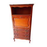 Louis xv-style secretary in cherry