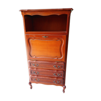 Louis xv-style secretary in cherry