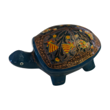 Hand-painted turtle jewelry box
