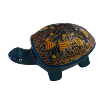 Boite à bijoux tortue peinte à la main