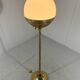 Vereinigte Werkstätten München brass & glass globe floor lamp 1960’s