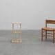 Mid-Century Travertine Console, Belgium 1980s