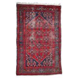Antique Persian Hamadan handmade rug 129 x 203 cm 1920s - 1C1224