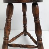 Wooden stool tripod foot