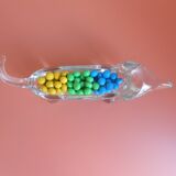 Dachshund crystal pocket tray Art Vannes