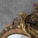Golden wooden mirror from the Napoléon III period.