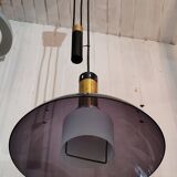 Large vintage Stilux Milano counter-weight chandelier suspension