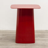 Coffee table red Vitra metal side table l31 cm