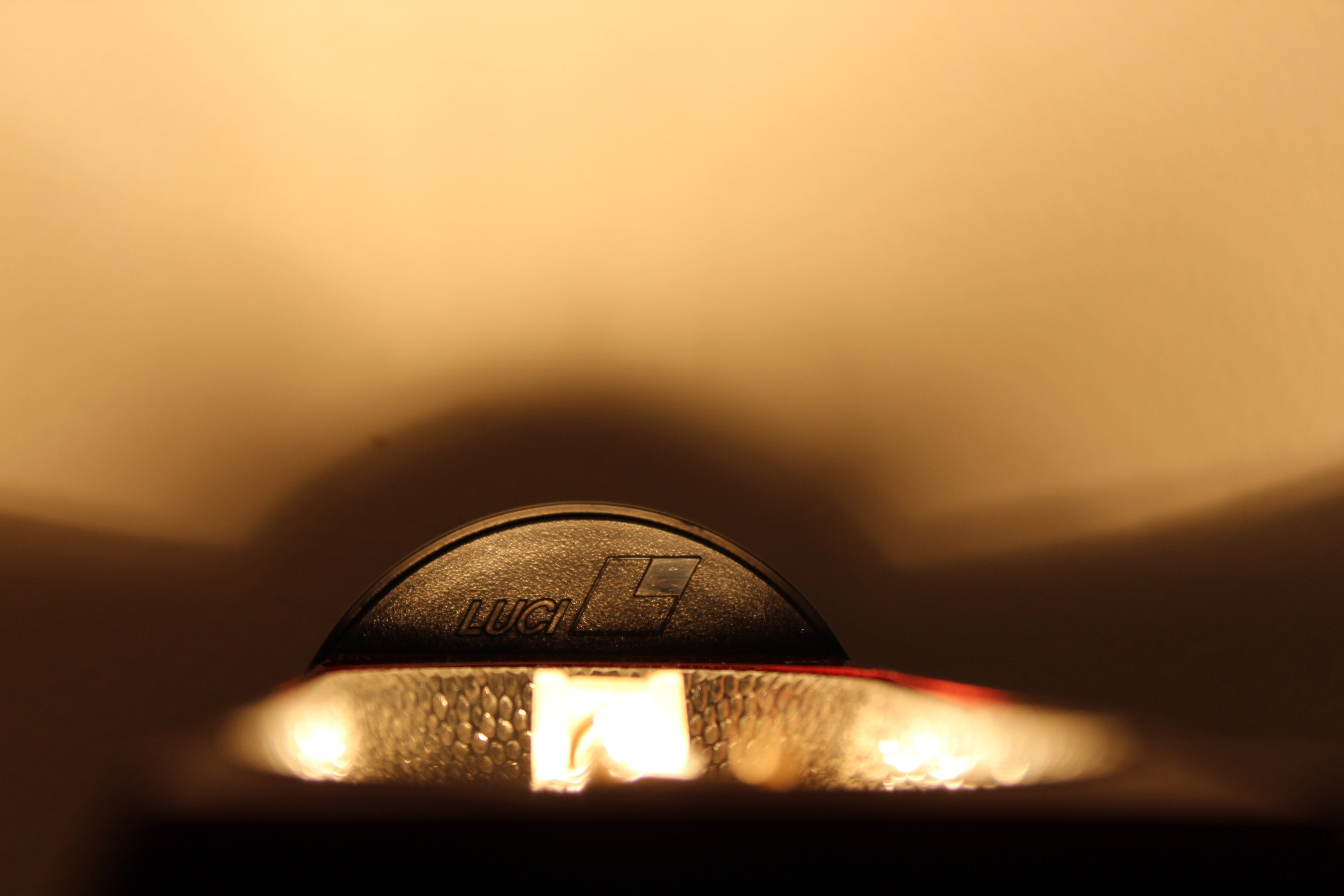 Tritico wall lamp Caltha designer Gianfranco Frattini lacquered in burgundy color, Italy 80's