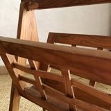 Wooden magazine rack, Scandinavian style