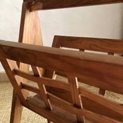 Porte-revues en bois, style scandinave