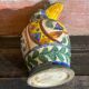 Antique Style Monaco Perugia Ceramic Pitcher with Multicolored Bird Decoration