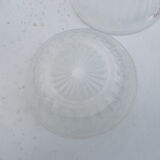 Set of 3 glass cups