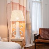 Studio B Lamp Base All White, ES x Kinkatou