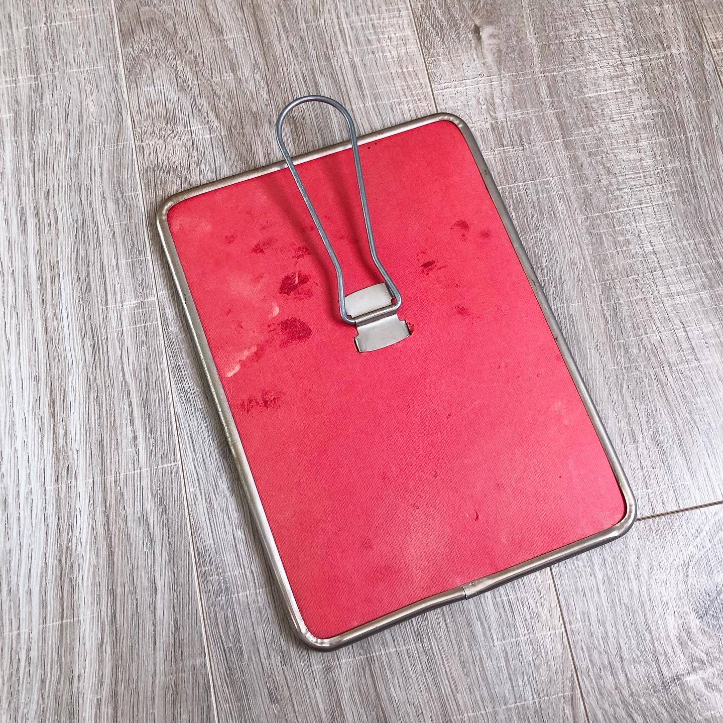 Vintage barber mirror