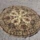 Circular oriental rug