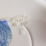 3 vintage Longchamp ironstone soup plates, Christiane model 220511