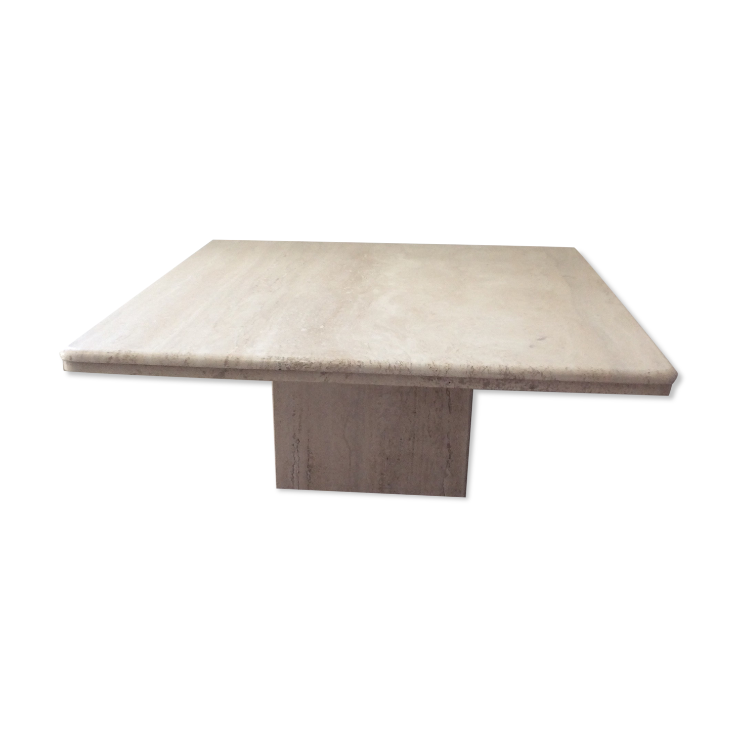 Travertine coffee table from the 70s