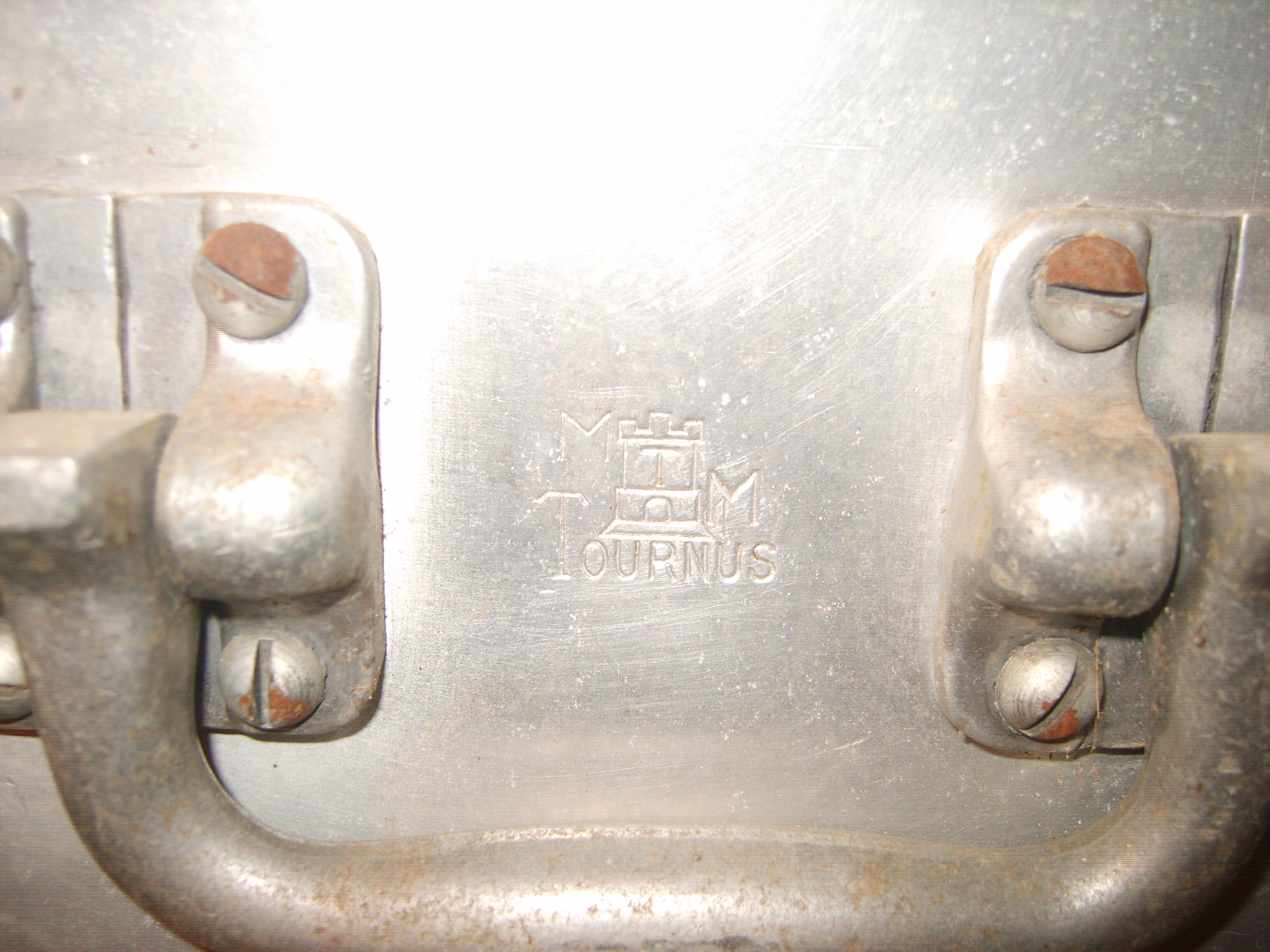 Old stainless steel tournus box