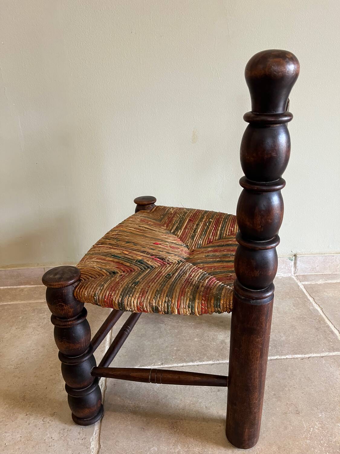 Brutalist low chair
