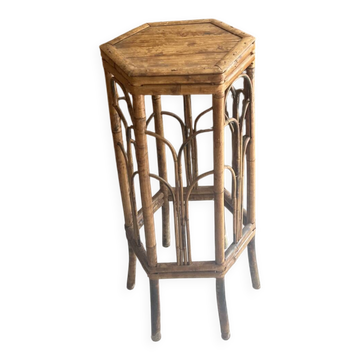 Rattan bar stool