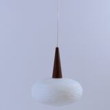 Opalin hanging lamp Louis Kalff