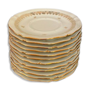 lot 12 assiettes à café