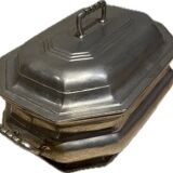 Pewter tureen