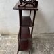 Console art nouveau period in mahogany