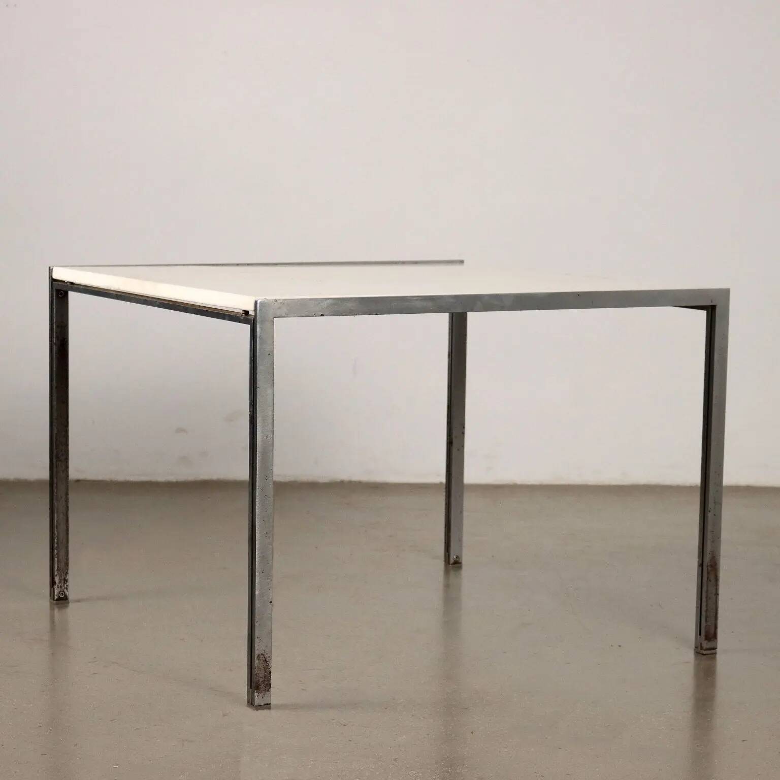 1960s vintage table by Ross Littel for ICF Steel Italy