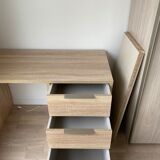 Bureau chêne blanchi