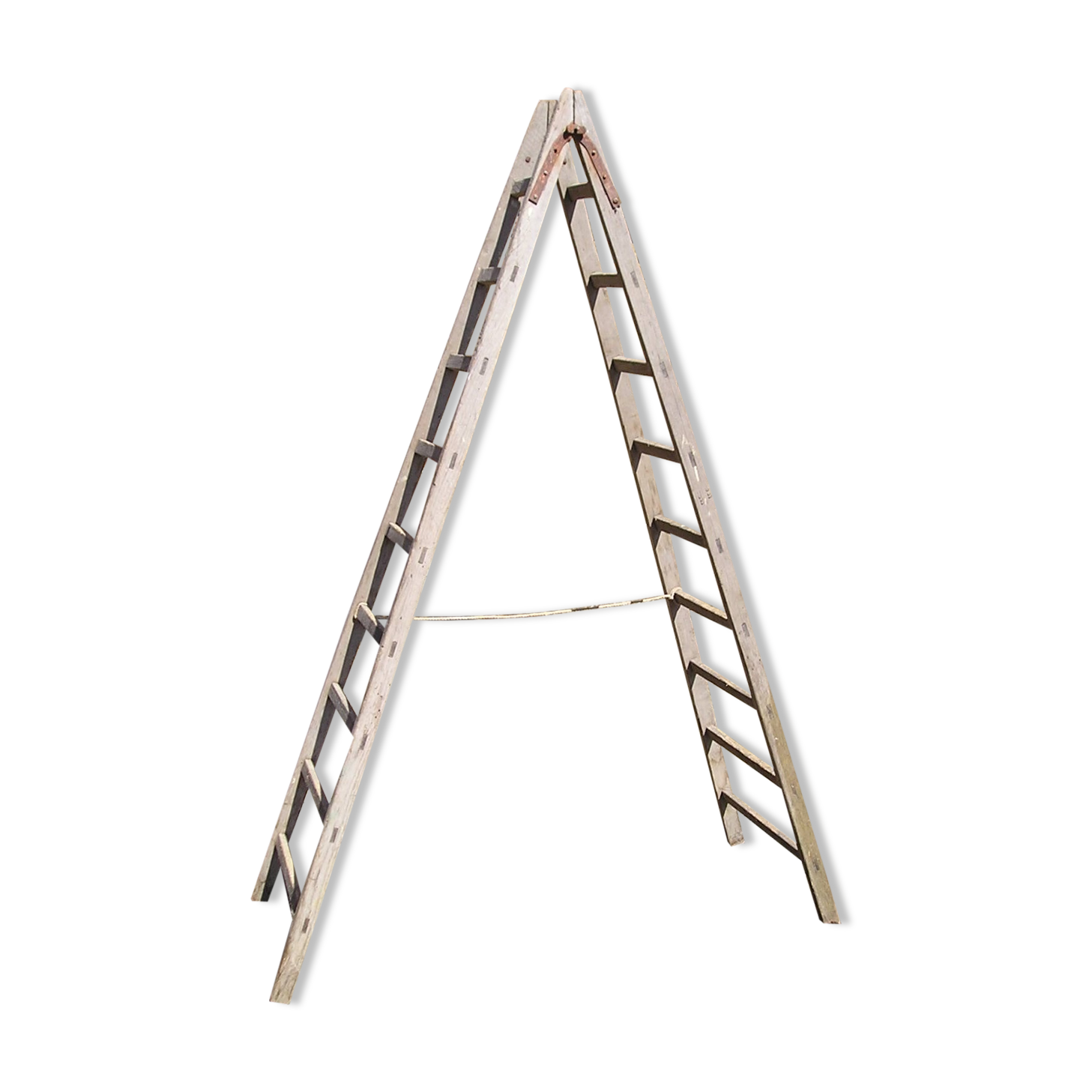 Old wooden painter's scale