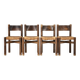 Set of 4 Meribel Chairs by Charlotte Perriand for Steph Simon, 1950s
