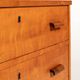 Swedish Art Deco Flame Birch Chest of Drawers